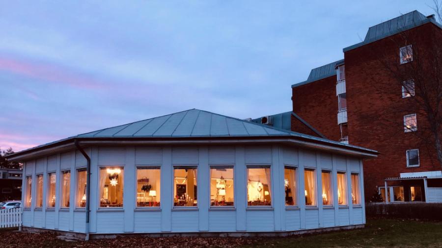 Restaurangbyggnaden.